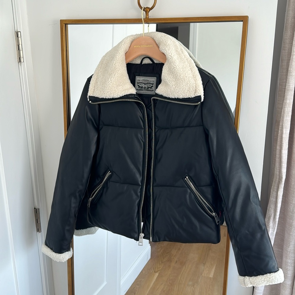 Levi Strauss Faux Leather Jacket - Like New
